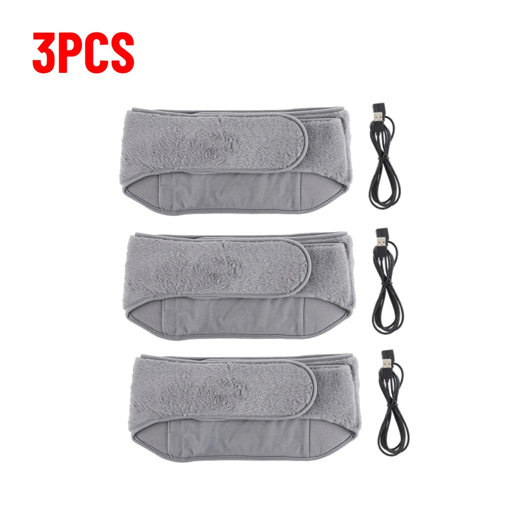 Experience Ultimate Comfort with Our 3-Levels USB Rechargeable Electric Heating Pad & Cold-Proof Uterine Belt for Abdominal Relief